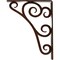 Ekena Millwork Tristan Wrought Iron Bracket, (Single center brace), Antiqued Copper 1 1/2"W x 7 1/2"D x 10"H BKTM01X07X10STNACO - alternate 6
